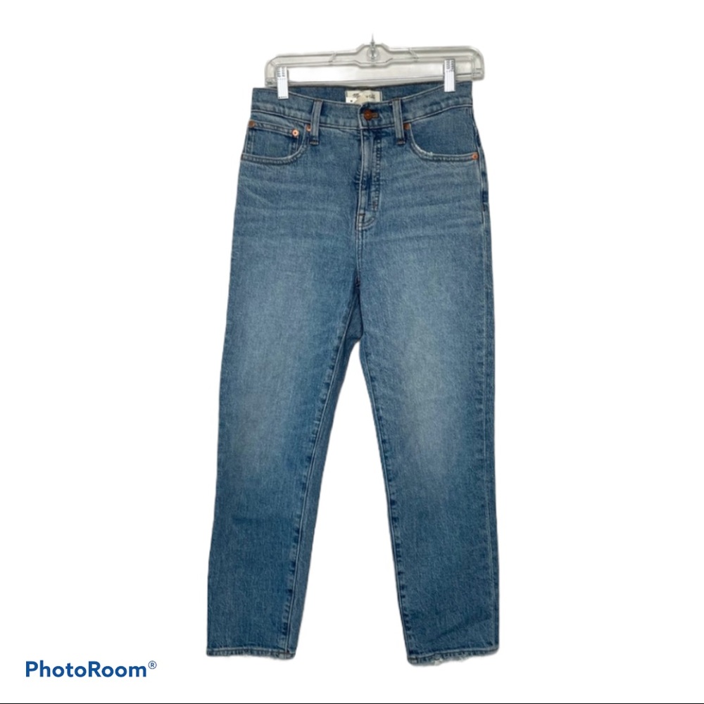 Madewell Classic Straight Leg High Rise Jeans 25
